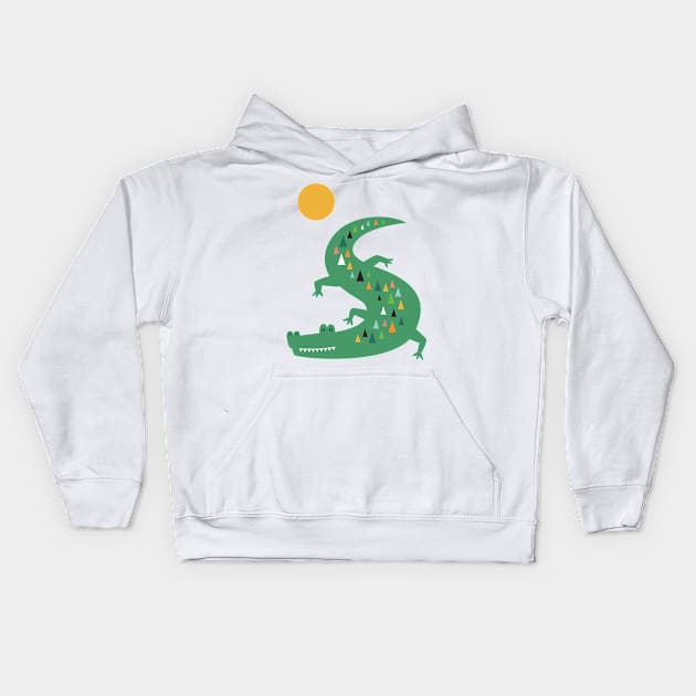 Sunbathing Kids Hoodie by AndyWestface